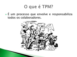  É um processo que envolve e responsabiliza 
todos os colaboradores. 
 