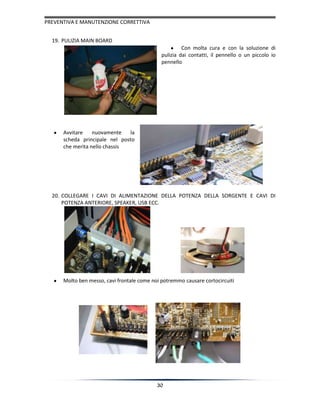 Manutenzione correttive e preventive