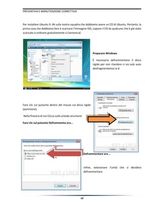 Manutenzione correttive e preventive