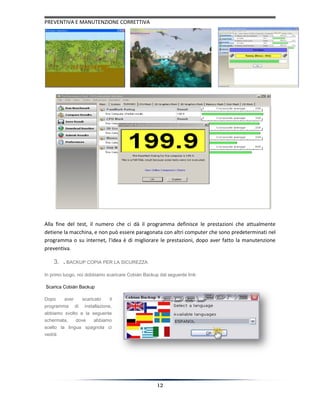 Manutenzione correttive e preventive