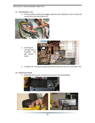 Manutenzione correttive e preventive