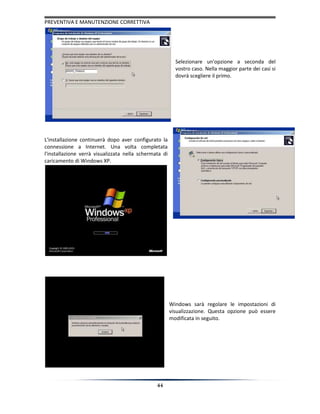 Manutenzione correttive e preventive