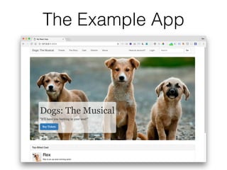 The Example App
 