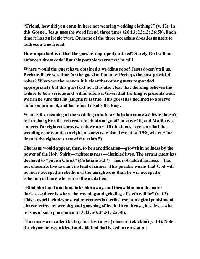 Many Are Called But Few Are Chosen