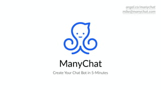 Manychat Pitch Deck