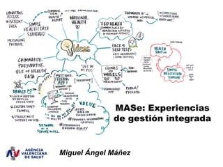 MASe: Experiencias de gestión integrada Miguel Ángel Máñez 
