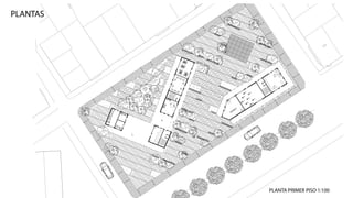 PLANTAS
PLANTA PRIMER PISO 1:100
 