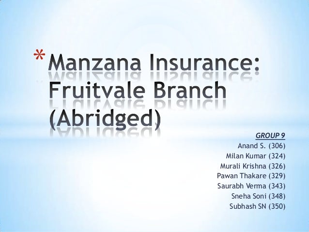 manzana case operations manzana case operations