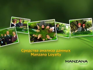 Средства анализа данных
    Manzana Loyalty
 