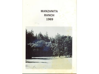 Manzanita Ranch School 1969 Yearbook