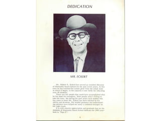 Manzanita Ranch School 1969 Yearbook