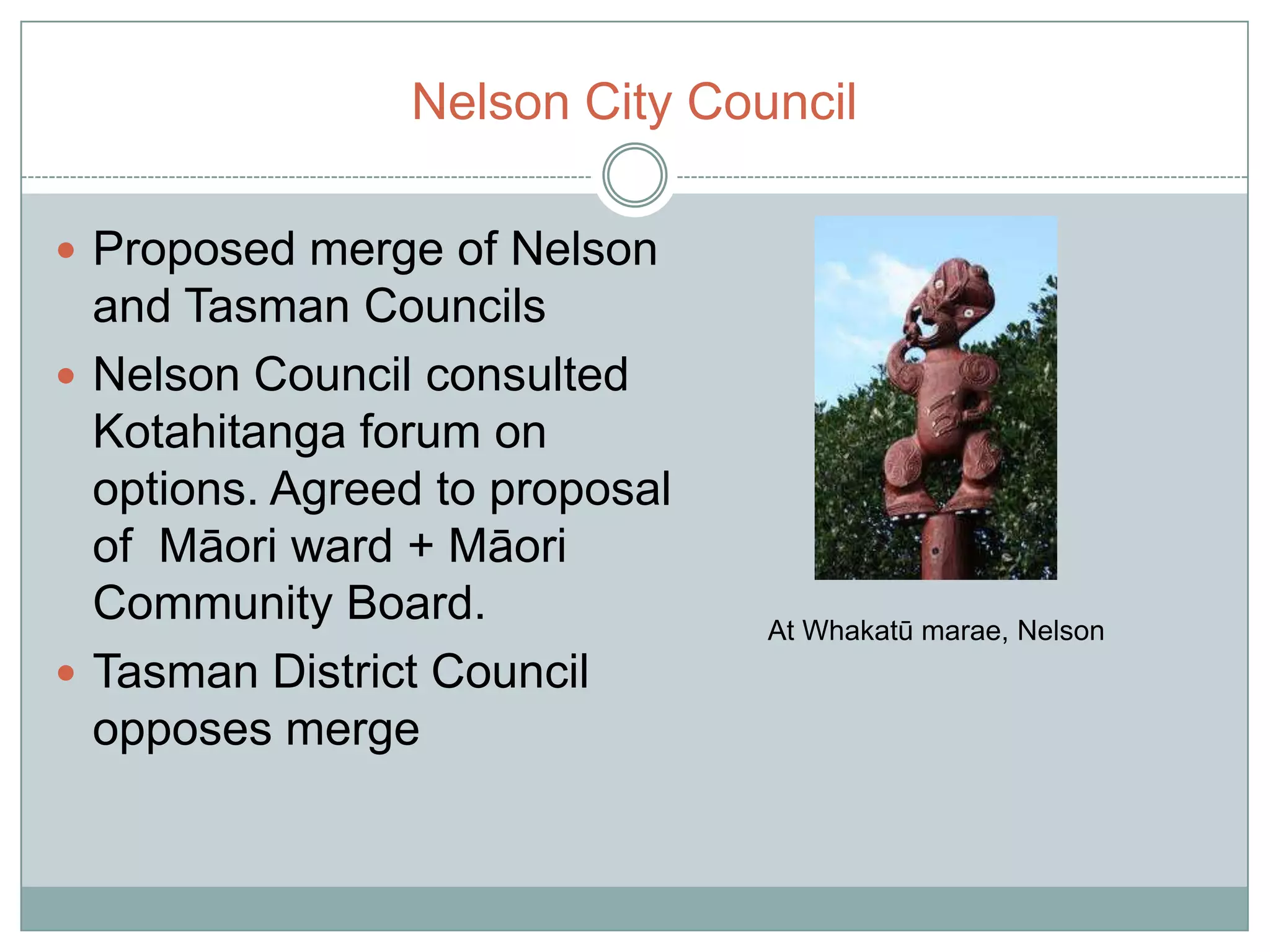 8 have considered the option and rejected it, in some cases choosing other options 