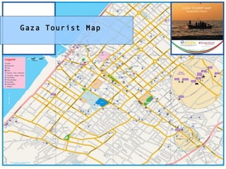 Gaza Tourist Map 