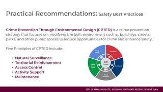 CITY OF MAPLE HEIGHTS | EVOLVING SOUTHGATE REDEVELOPMENT PLAN
•
•
•
•
•
 