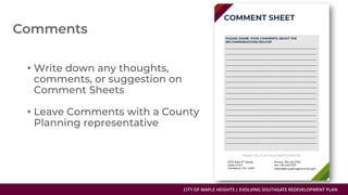 CITY OF MAPLE HEIGHTS | EVOLVING SOUTHGATE REDEVELOPMENT PLAN
•
•
 
