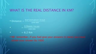 Map work calculations | PPTX