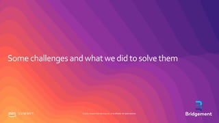 S U M M I T © 2019, Amazon Web Services, Inc. or its affiliates. All rights reserved.
 