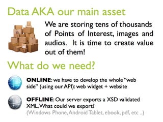 Startup in action: Map2app, by Pietro Ferraris