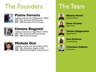 Startup in action: Map2app, by Pietro Ferraris