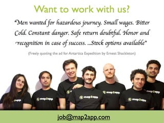 Startup in action: Map2app, by Pietro Ferraris