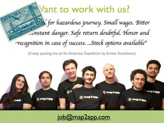 Startup in action: Map2app, by Pietro Ferraris