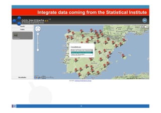 Integrate data coming from the Statistical Institute




                    19
 