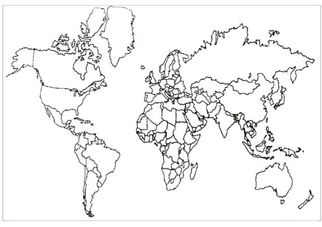 Mapa mundi vazado