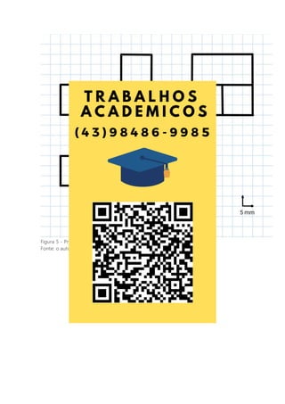 Figura 5 - Primeira peça representada em projeção ortogonal
Fonte: o autor.
 