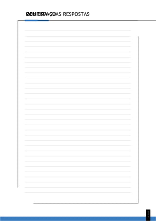 1
1
1
CONFIRA SUAS RESPOSTAS
MEU ESPAÇO
 