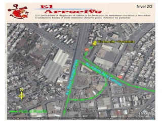 Ruta al Arrecife Nivel 2/3 Av. Adolfo Ruiz Cortines Av. Raúl Rangel Frías N