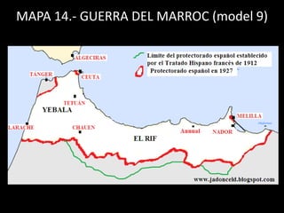 MAPA 14.- GUERRA DEL MARROC (model 9)
 