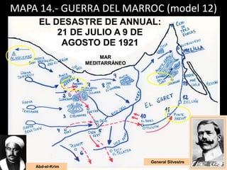 MAPA 14.- GUERRA DEL MARROC (model 12)
Abd-el-Krim
General Silvestre
 