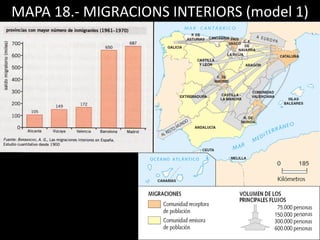 MAPA 18.- MIGRACIONS INTERIORS (model 1)
 