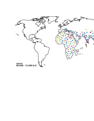 Mapa 80.000 55.000 años