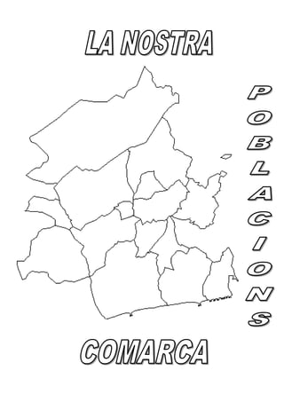 Mapa comarca buit bloc