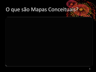O que são Mapas Conceituais?O que são Mapas Conceituais?
55
 
