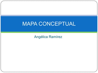 Angélica Ramírez MAPA CONCEPTUAL 
