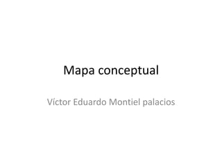 Mapa conceptual

Víctor Eduardo Montiel palacios
 