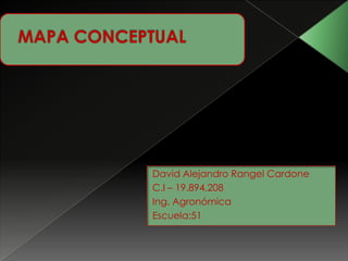 David Alejandro Rangel Cardone
C.I – 19.894.208
Ing. Agronómica
Escuela:51

 
