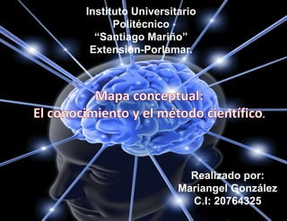 Instituto Universitario 
Politécnico 
“Santiago Mariño” 
Extensión-Porlamar. 
Realizado por: 
Mariangel González 
C.I: 20764325 
 