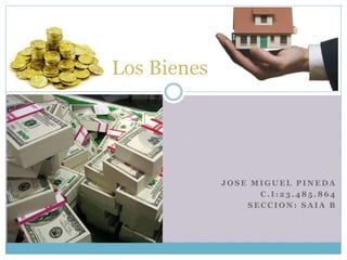 JOSE MIGUEL PINEDA 
C. I : 23.485 .864 
SECCION: SAIA B 
Los Bienes 
 