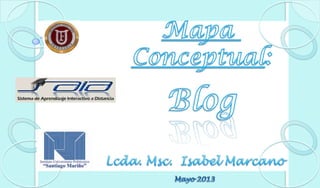 Mapa conceptual Blog