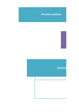 Derechos políticos
Acciones Liquidas
 