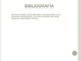 Mapa conceptual de grupos