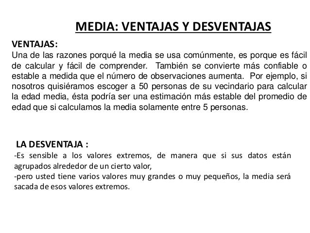 Mapa conceptual de las medidas de tendencia central
