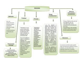 Mapa conceptual derecho procesal
