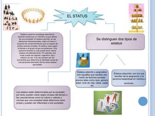 Mapa conceptual el status | PPT