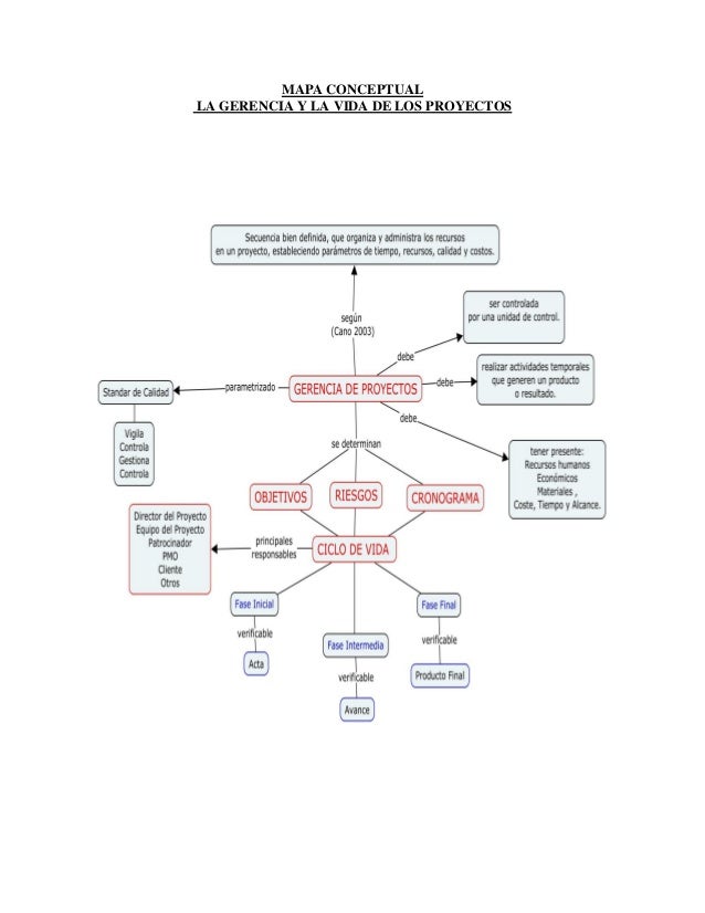 Mapa conceptual g. proyectos