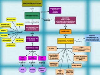 Mapa conceptual Gerencia de Proyectos
