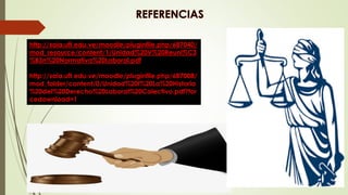 http://saia.uft.edu.ve/moodle/pluginfile.php/687040/
mod_resource/content/1/Unidad%20V%20Reuni%C3
%B3n%20Normativa%20Laboral.pdf
http://saia.uft.edu.ve/moodle/pluginfile.php/687008/
mod_folder/content/0/Unidad%20I%20La%20Historia
%20del%20Derecho%20Laboral%20Colectivo.pdf?for
cedownload=1
 